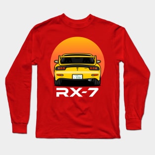 Mazda RX-7 JDM Initial-D Drift Ver C Long Sleeve T-Shirt